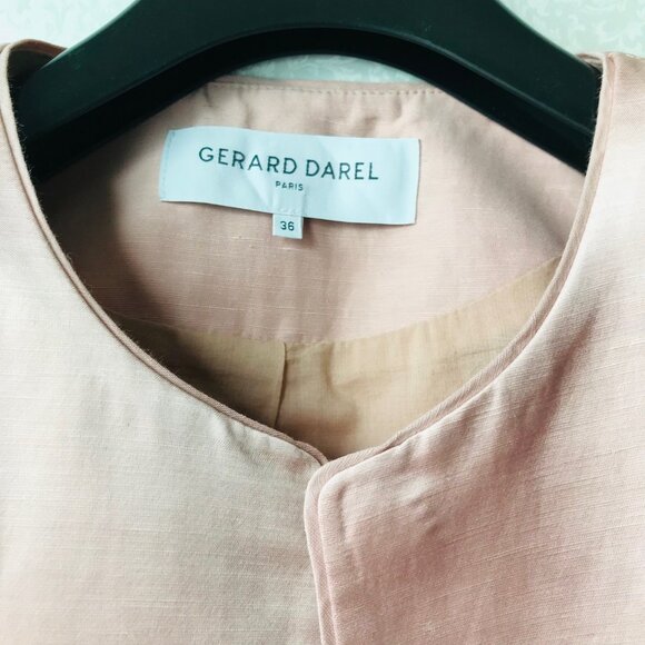 Gerard Darel Women's Pale Pink Jacket Size : 36 Pre- Owned - Picture 2 of 7